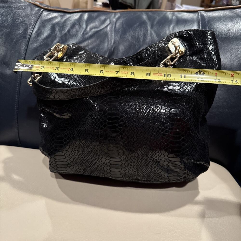 Michael Kors Python Embossed Leather Medium Lilly… - image 8